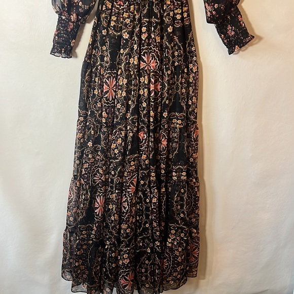 Anthropologie MISA Ruffled Floral Maxi Dress - Picture 14 of 14
